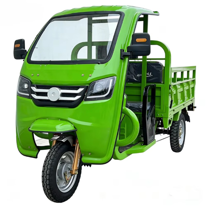 Urban Farming And Rural Farming - Elektryczny trójkołowy rower transportowy z otwartą