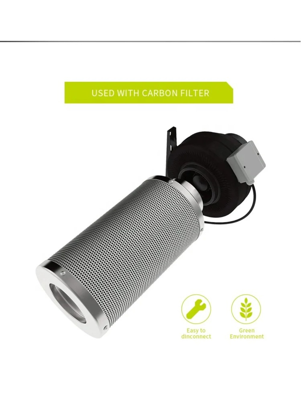 Carbon Filter Inline - Filtry węglowe do wentylatorów wewnętrznych, zatwierdzone