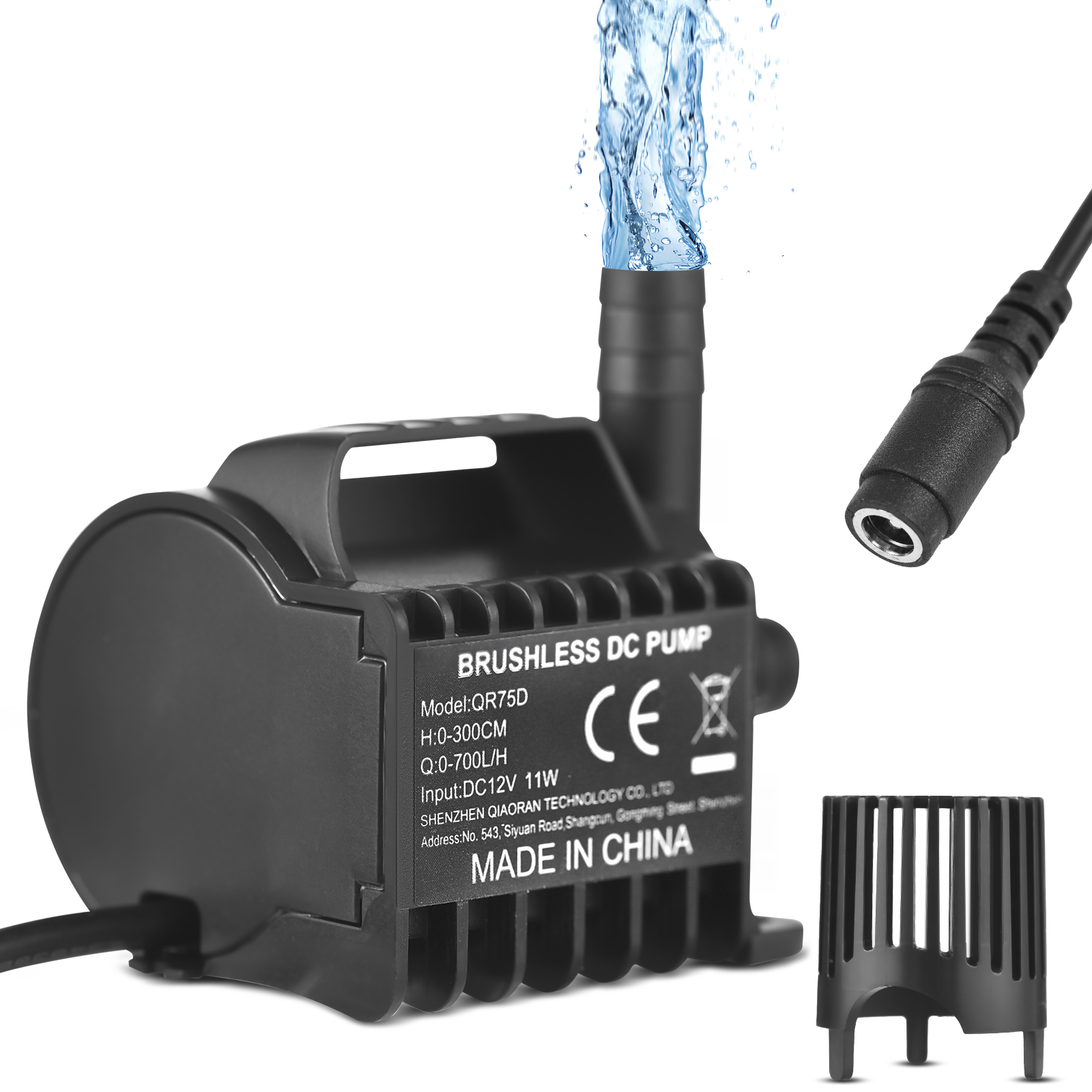 Water Pump Submersible Mini - Pompa wodna zanurzeniowa 12V, 3m przewód,
