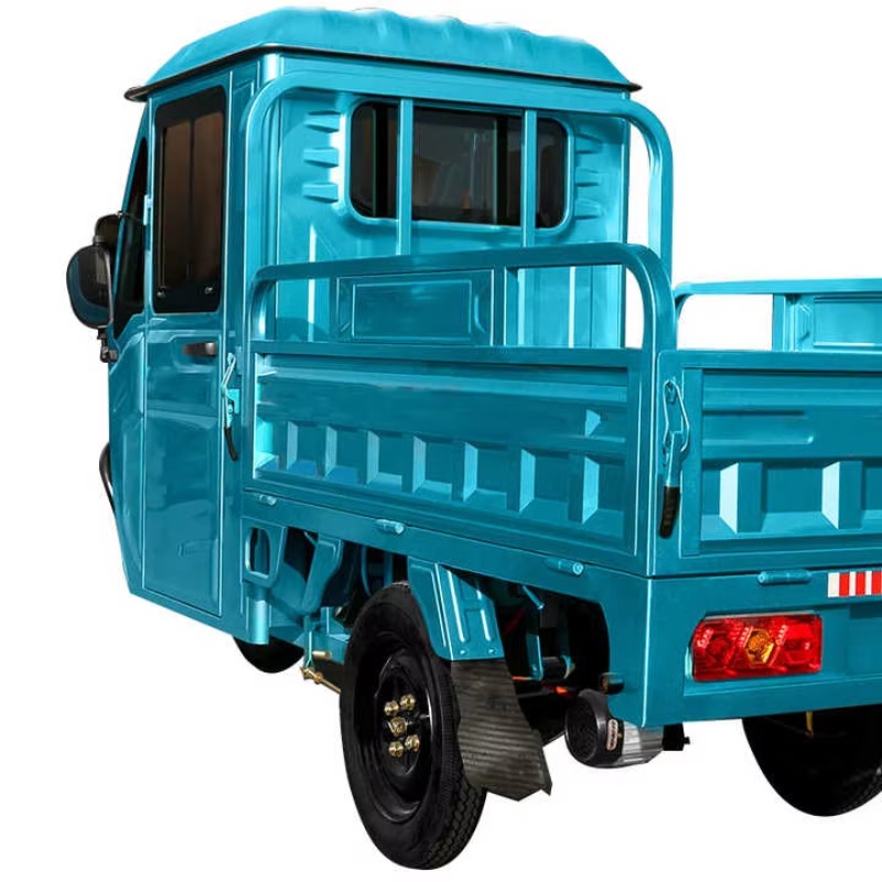 Urban Farming And Rural Farming - Elektryczny trójkołowy rower transportowy z dachem