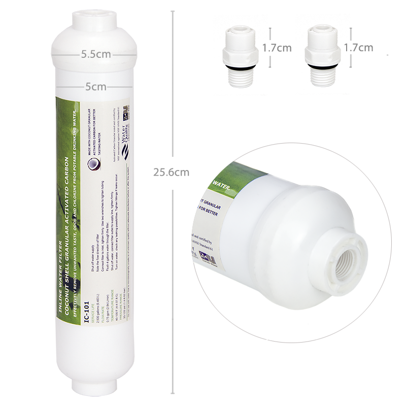 Coronwater Inline RO GAC Posfi – Carbon Filter Inline recenzja i cena