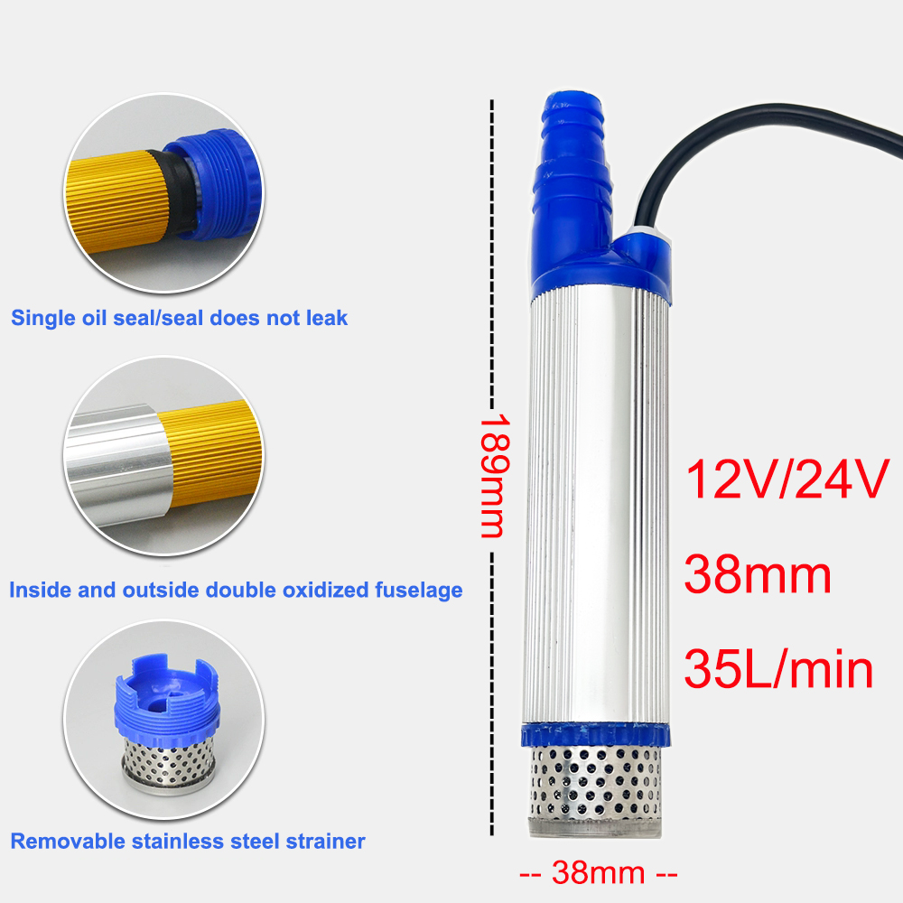 Elektryczna pompa samochodowa  – Water Pump Submersible Mini recenzja i cena