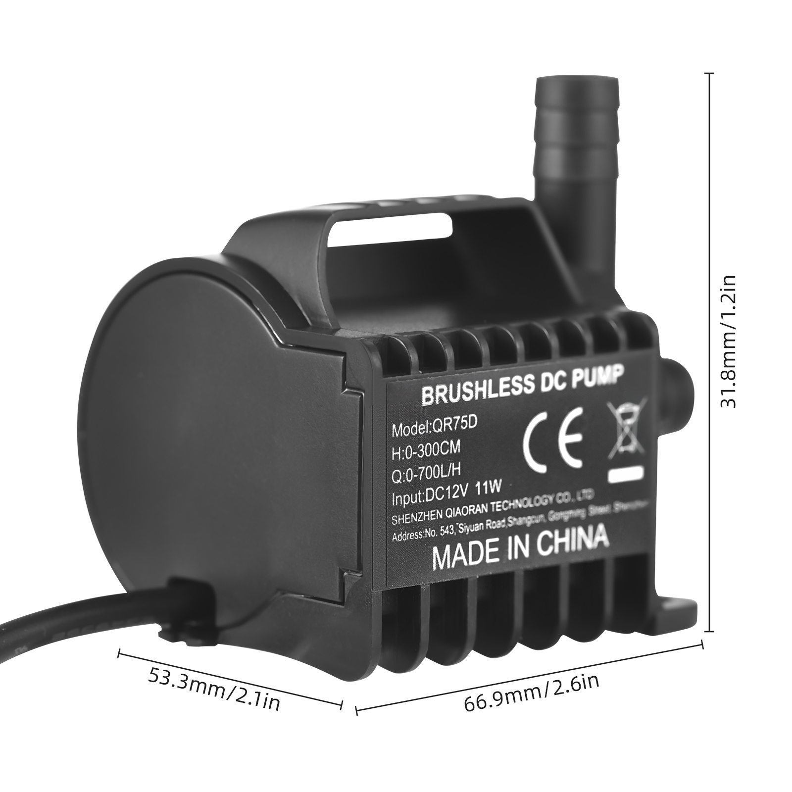 Pompa wodna zanurzeniowa 12V,  – Water Pump Submersible Mini recenzja i cena